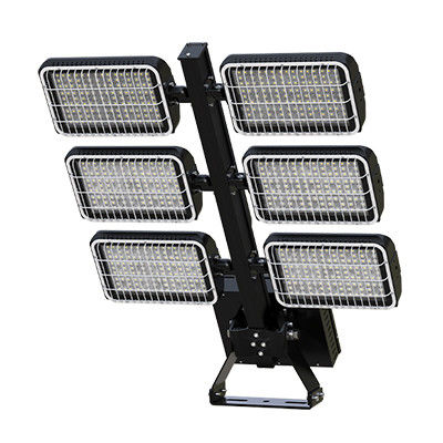 IK08 LED Sports Field Lights Portable 1800W Rotatable Modular