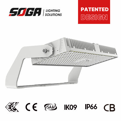 تركيب 1 قطعة من برغي φ20 مع غسالة إضاءة رياضية داخلية LED تتميز بمشغل MOSO و LED Osram Samsung للأداء